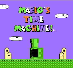 Mario's Time Machine! (USA) Title Screen